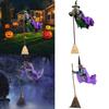 Halloween Decoration Voice Control Witch Large Hanging  Luminous Soundmaking Bar  House Horror Decoration