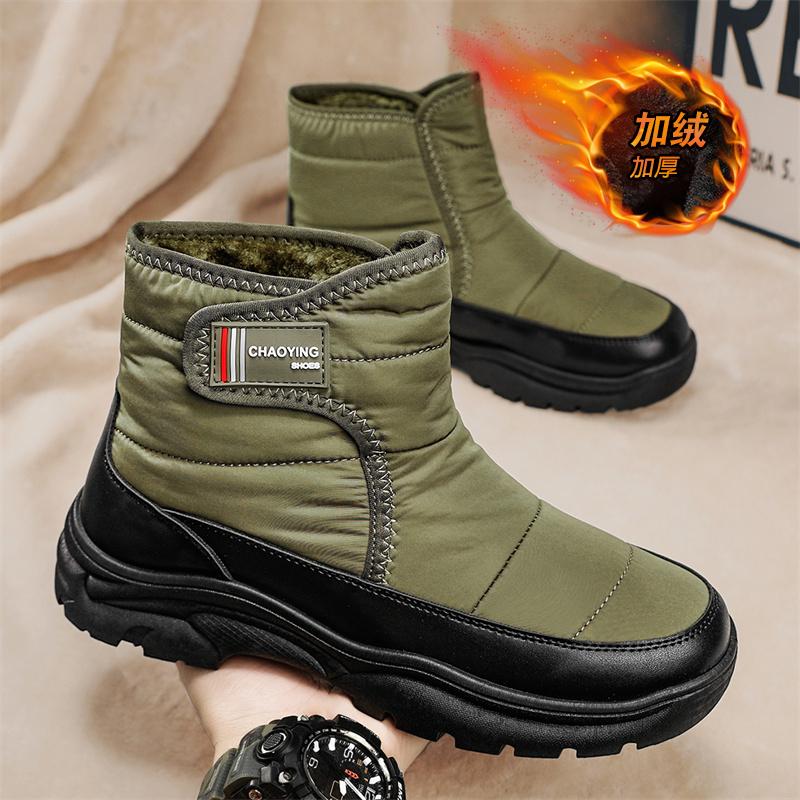 Ankle Boots Boots Winter Men Casual Sneaker Loafers Sports and Leisure Platform Sports Shoes Canvas Fabric Male Sneakers Fashion