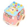 Bus Beat A Mole Toy Educational Sound Light Interactive Musical Learning Activity Cube Bus Toy for