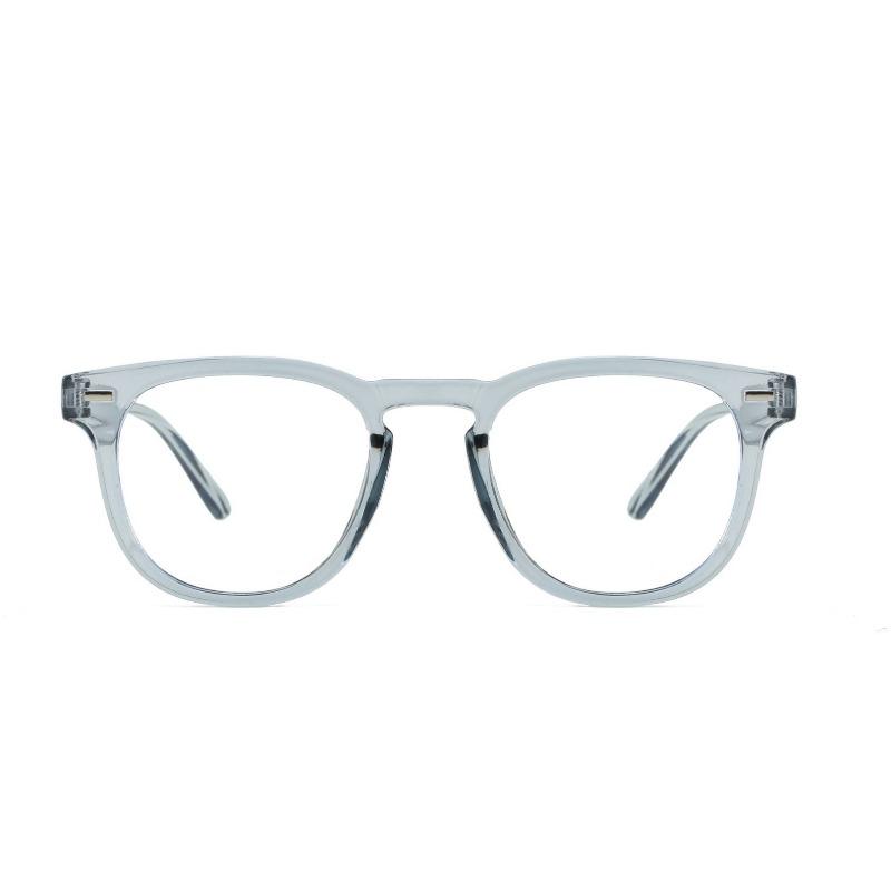 Anti-blue Light Eyeglasses Women with Regular Eyeglass Frame Finished Retro Flat Light Frame Goggles Unisex