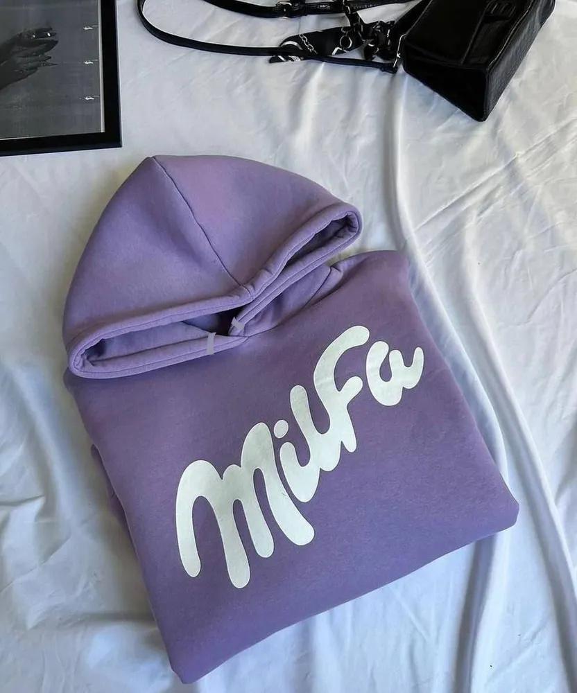 Hooded Slim Long-sleeved Printed Sweatshirt
