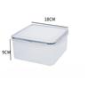Kitchen Refrigerator Preservation Box, Household Square Plastic Box, Food Storage and Sealing Box