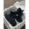 Women's Platform Martin Boots Strap Design High Top Casual Ankle Boots