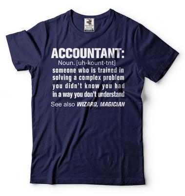 Accountant CPA Tee Shirt Funny T-shirt Birthday Gift Tee Shirt T-shirt