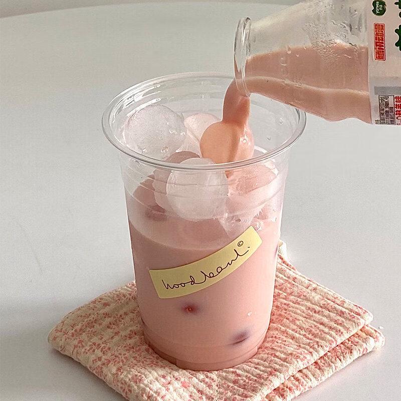 Disposable PET Plastic Cold Drink Cups with Lids