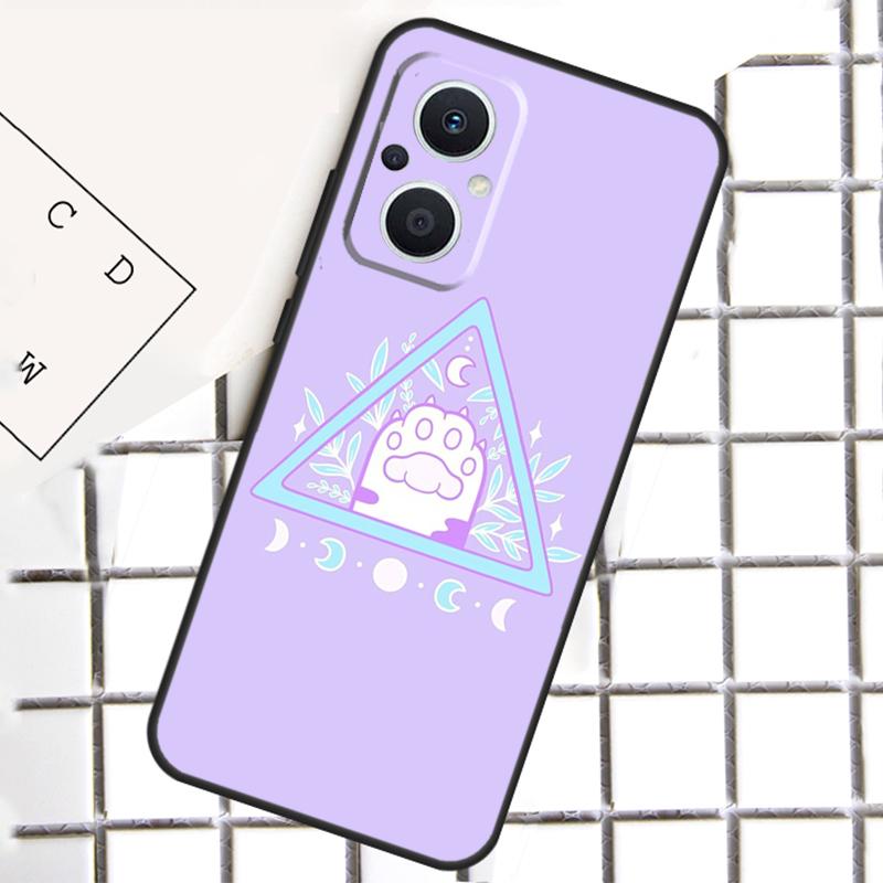 Girly Pastel Witch Goth Phone Case For OPPO Reno 14F 14 13 12 11 F 10 Pro 8T 7 8 Lite OPPO Find X8 X6 X5 Pro Cover