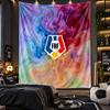 Wall Hanging Tapestry Romania Football Print Cloth for Living Room Bedroom Home Decor