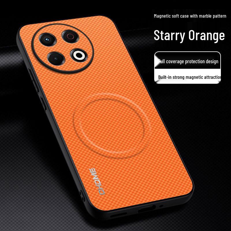 Tecno Spark30 5G Protective Case, Full Coverage, Anti-Drop, Luxury Magnetic Buckle, Textured Design