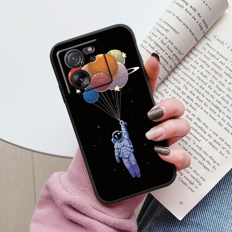 For Xiaomi 13T Pro Case TPU Soft Silicone Coque Flower Pattern Cartoon Painted Phone Cover For Xiaomi 13T Back Protection Capa