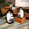 Mother Son And Penguin Plush Toy Doll Cartoon Animal Sofa Decoration Kids Gift
