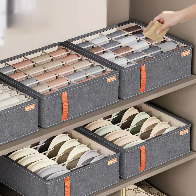 Underwear Socks Bra Organizer Clothing Storage Boxes Wardrobe Clothes Organizer Pants Socks Bedroom Cabinet Drawer Organizer