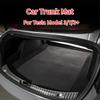 Trunk Mat for Tesla Model3 3+ Model Y Flocking Fabric Pad Front Rear Trunk Cargo Tray Storage Box Mats Flannel Cushion 2017-2024