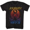 Journey Adult T-Shirt 1973 SAN FRANCISCO TOUR Music Official Steve Perry Black Unisex T-Shirt