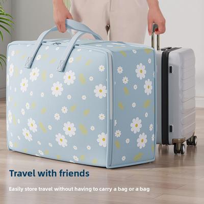 Daisy Aufbewahrungstaschen für Kleidung, Umzugstaschen mit großem Fassungsvermögen, Faltbare Aufbewahrungstasche für Steppdecken, Reiseaufbewahrungstaschen, Home Organizer
