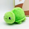 Green Vtuber Vedal Turtle Character Plush Toy Short Pile Fabric Kids Room Decor