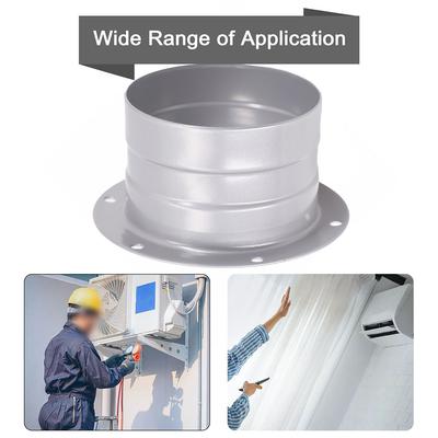 Metal Flange Vent Pipe Adapter for Indoor Outdoor Ventilation Systems with Easy Installation and High Temperature Resistance