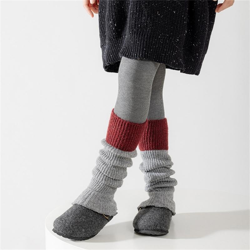Children's Sweet Leg Warmer Cosy Knitting Fabric Breathable & Stackable for Baby Girls 3 to 13 Year Socks Sleeve