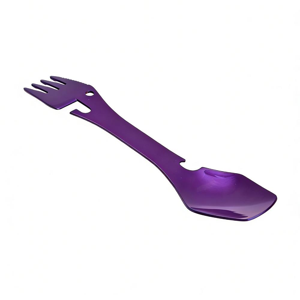 Stainless Steel Spork Fork Spoon Durable Premium Bottle Opener Wrench Everyday Carry Lightweight Blades Wrench Picnic