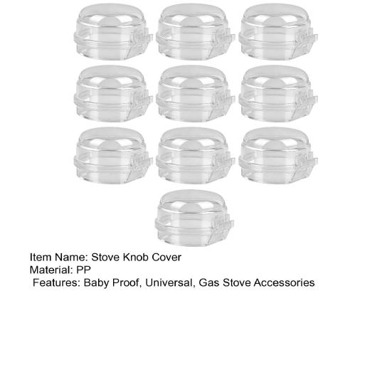 4/5/6/10Pcs Stove Knob Safety Cover Heat Resistant Dustproof Baby Proof Universal Kitchen Oven Lock Gas Stove Knob Safety Guard Protector