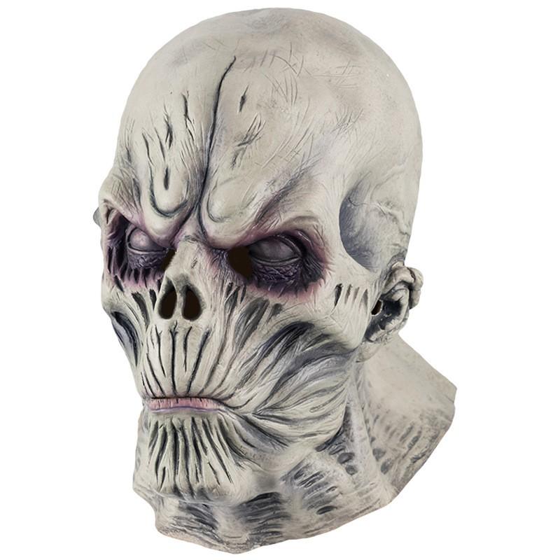 Horror Dämon Latexmaske Halloween Kostüm Party Cosplay Requisite Gruseliges Gesichtsbedeckung