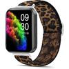 Compatible for RUIMEN Smart Watches Bands, 22mm Stretch Elastics Nylon Adjustable Replacement Strap Accessories for Men & Women Compatible for RUIMEN