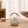 Flower Rose Teapot Chinese Beam Pot Anti-scalding Household Filter Single Pot Niche Design Tea Pot
