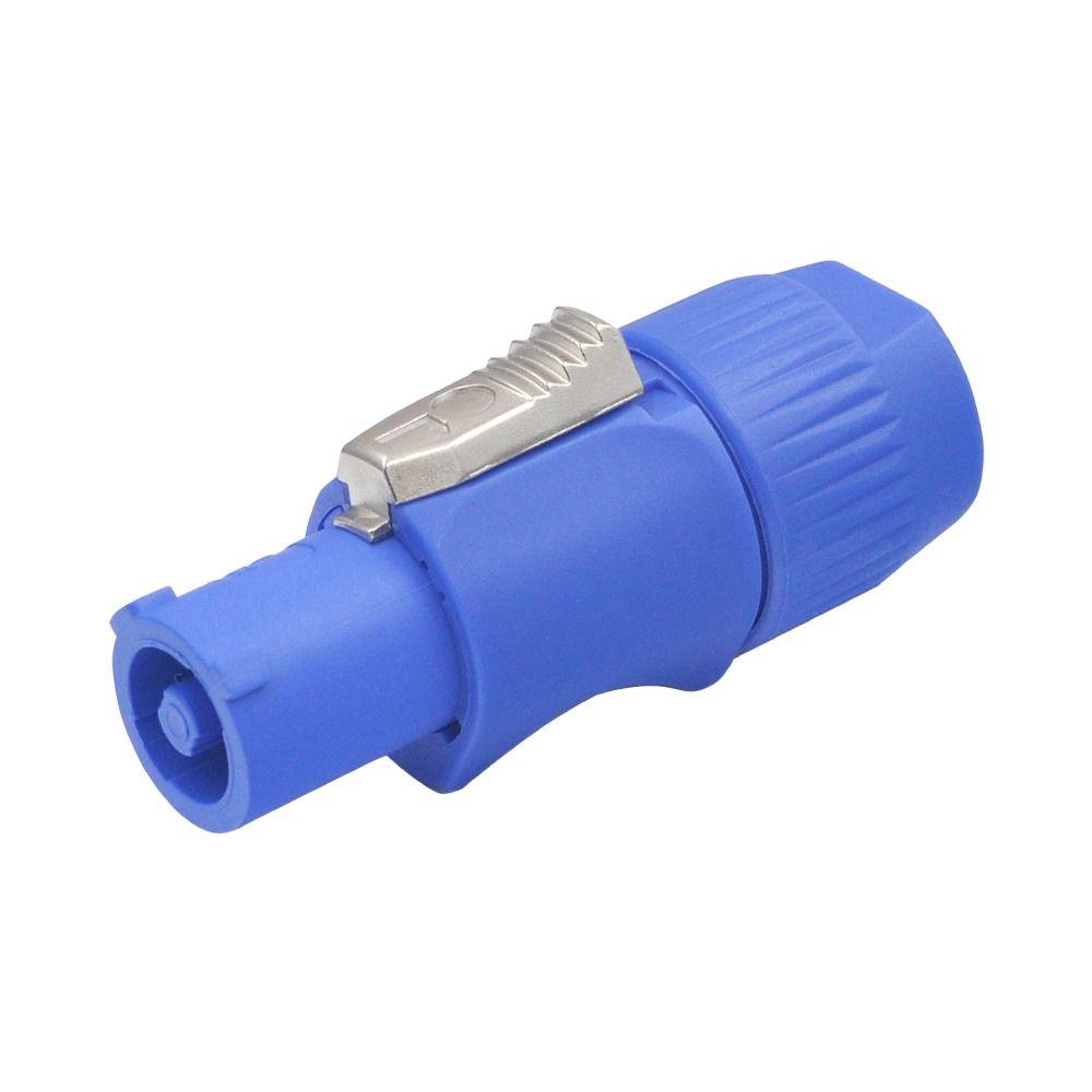 10 Pc/bag Blue/White 20A 250V AC Power Plug Adapter Aviation Power Industrial Plug  Sound
