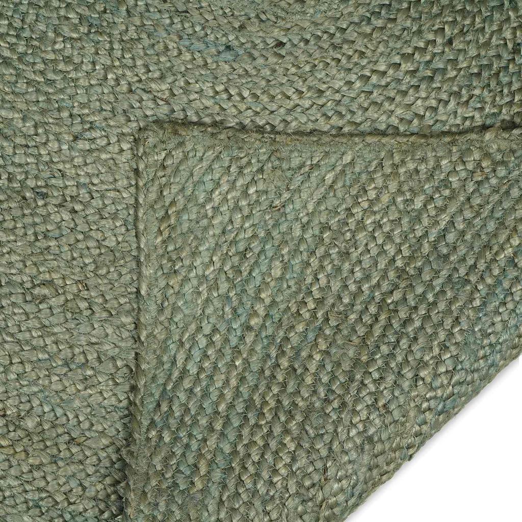 Area Rugs Olive Green 60 x 110 cm Jute