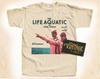 The Life Aquatic with Steve Zissou V2 T-Shirt Vintage Natural Color Men's T-Shirt DTG Digital Print SIZES S M L XL 2XL 3XL 4XL 5XL