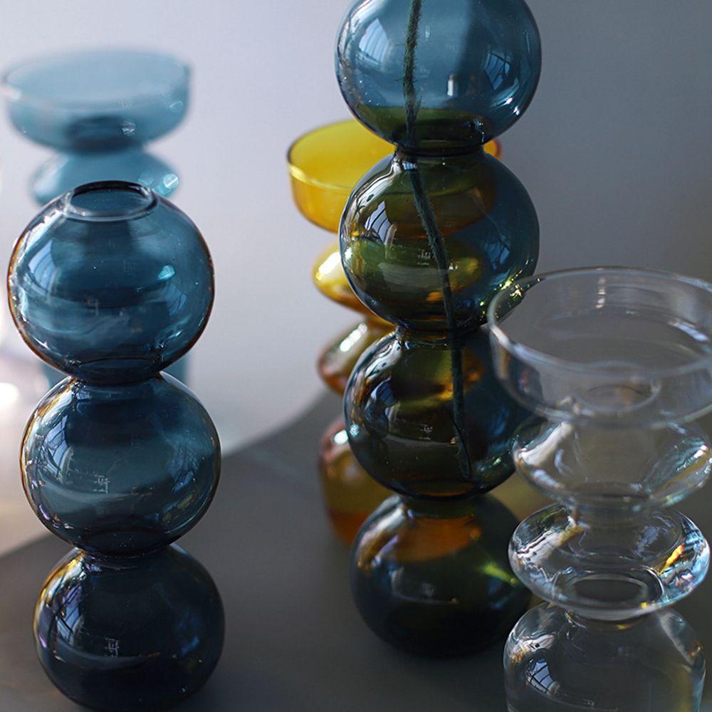 Flower Decoration Living Room Hydroponic Plant Glass Vase Home Decoration Table Decor Flower Vase