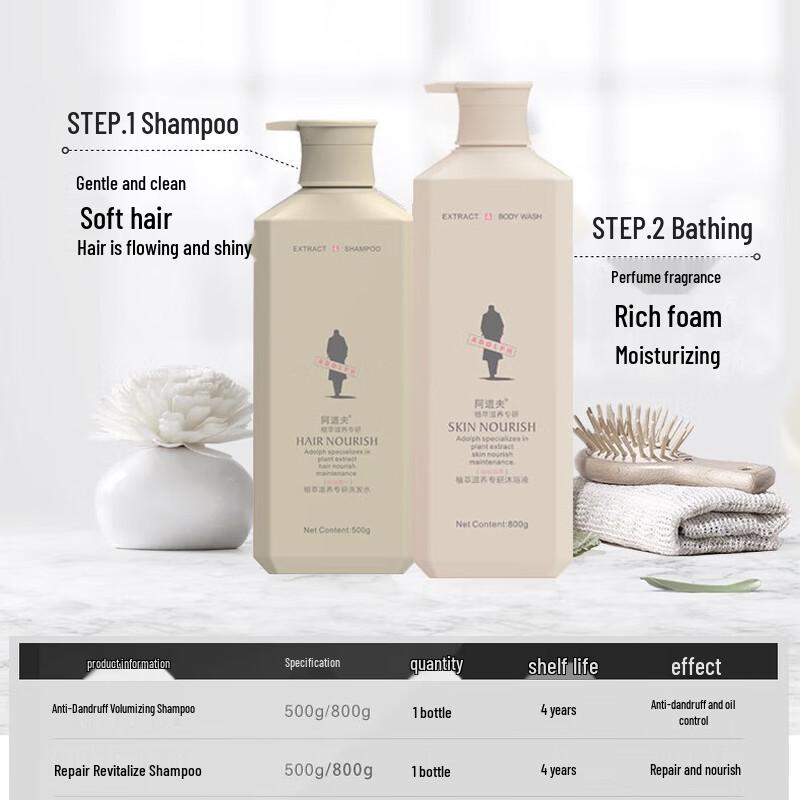 Adoff Botanical Nourishing Smoothing Shampoo