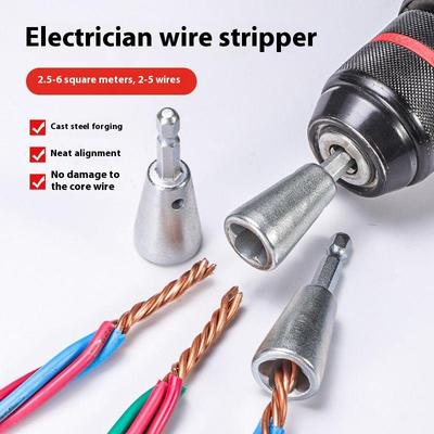 1ks Nástroje na kroucení drátů Rychlý kroutič Elektrické vrtačky Šroubováky Kroucený konektor Kabelové zařízení Multifunkční nástroj