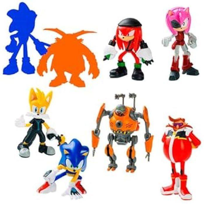 Figurine - BIZAK - Sonic - Pack de 8 figurines - Multicolore - 6,5 cm - À partir de 3 ans