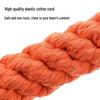 Woven Cotton Rope Chew Toy for Cats & Dogs - Durable, Bite-Resistant & Teeth-Cleaning Pet Decompression Toy
