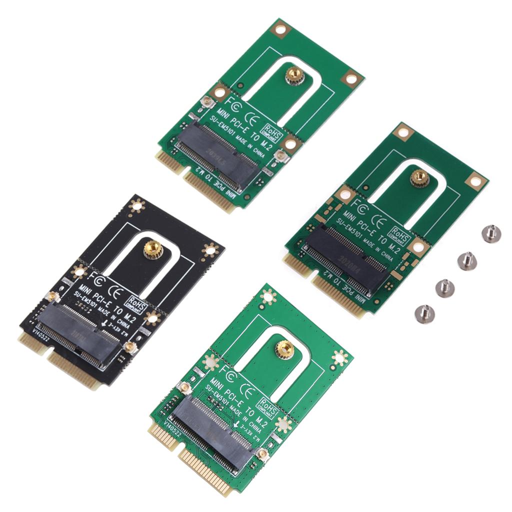 Mini PCI-E to for M.2 Adapter Card Converter PCIE WiFi Card NGFFF for Key E Interface Adapter for Laptop PC Computer