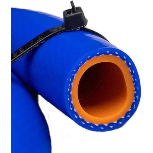 Silicone Heater Hose Blue Reinforced High Temperature (Inner Diameter 1 Inch, 5 Ft)