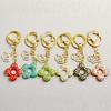 Korean Rhinestone Crown & Flower Keychain – Exquisite Pendant for Bags & Cars