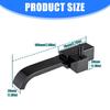 Single Handle Wall Mounted Copper Faucet Easy Installation Heat Resistant Coating Tap for Bathroom Basins Kitchen Sink