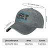 Retro Yeet Logo Baseball Caps Fashion Distressed Washed Quotes Wresting Lovers Hat for Unisex Women Outdoor Running Golf Adjustable