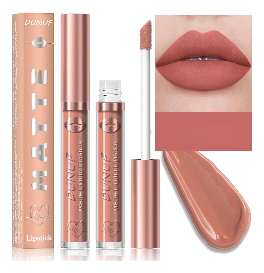Dunuf Lip Gloss, Matte, Waterproof and Long Lasting, 1 Pc