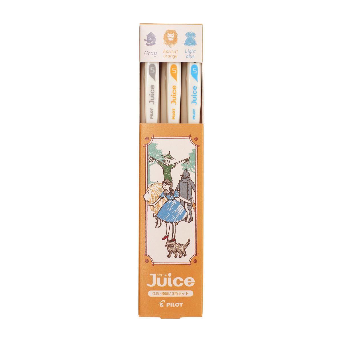 

Pilot Limited Edition Juice Set Fairy Tale Series Wizard of Oz Cute LJU 0.5mm Ultra-Fine 3-Color [The Set]