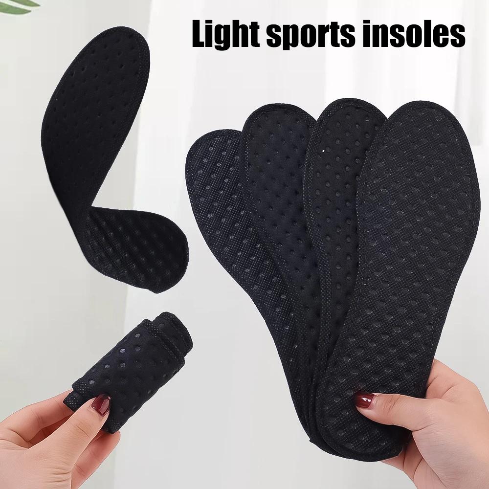 2-6Pcs Bamboo Insole Deodorant Insoles Mesh Breathable Absorb-Sweat Shoe Pads Sport Insert Light Weight Cushion for Men Women