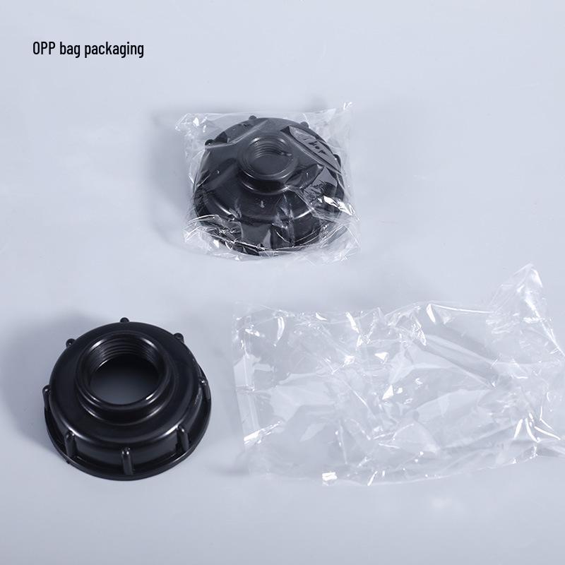 IBC Ton Barrel Valve Adapter Cover: 4-Point, 6-Point, 1-Inch Double Inner Tooth Center Ring Adapter