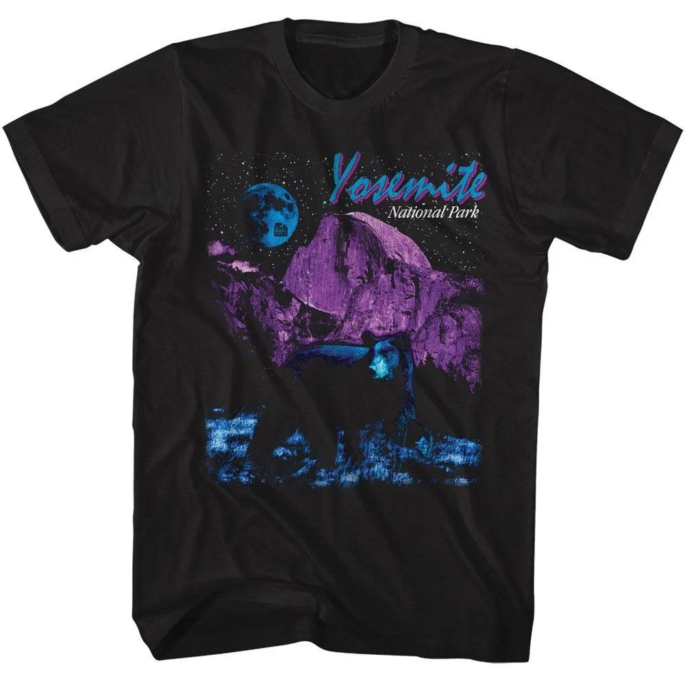National Parks - Yosemite 1992 - American Classics - Solid Black Adult Short Sle S