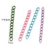 30pcs 4.5cm Colourful Necklace Extension Chain Bulk Bracelet Extended Chains Tail Extender For DIY Jewelry Making Supplies