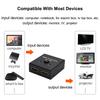 HDMI-kompatibler Switch Bidirektional 2.0 Splitter 1x2/2x1 Adapter 2 in 1 out Konverter für PS4 Pro/4/3 TV-Box 4K Switch