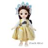 Attractive Eyes 17Cm Bjd Doll With Clothes Long Hair Elegant Princess Dress Up Bjd Dolls With Wig Make Up Anime