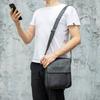 Real Cowhide Men's Leather Bag Shoulder Genuine Magnetic Suction Crossbody Korean Version Top Layer