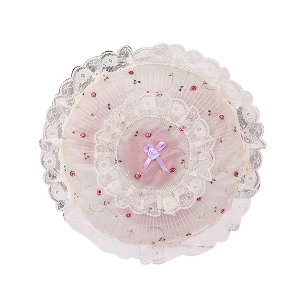 

Защитная сетка для вентилятора от загрязнений, кружевной чехол для вентилятора с цветочным узором, пылезащитный чехол для вентилятора 6