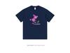 Unisex Korean Cartoon Print Crew Neck Cotton T-shirt - Fun, Cute, Versatile, Loose Fit